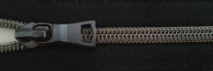 #5 Black Brass Metallic Coil Zipper