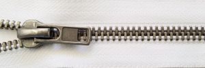 #10 X-Heavy Classic Antique Nickel Zipper (TA501)