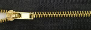 #3 Classic Brass Zipper