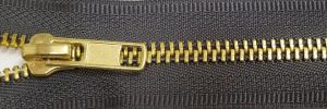 #5 Classic Plus Brass Zipper (TA301)