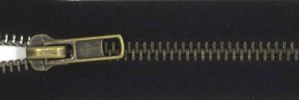 #5 Classic Antique Brass Zipper (TA580)