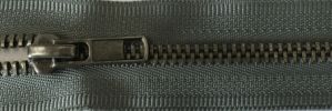 #5 Classic Plus Antique Nickel Zipper (TA384)