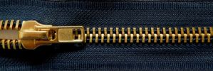 #10 X-Heavy Classic Brass Zipper
