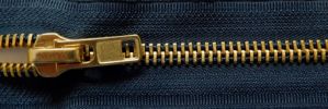 #8 Heavy Classic Brass Zipper (TA560)