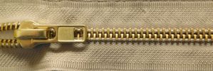 #10 X-Heavy Classic Brass Zipper (TA573)