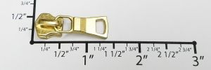 #5 Small Non-lock Slider with Pull - M361 for Metal (Brass)