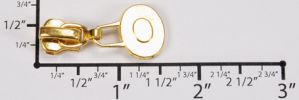 #5 Hat Auto-lock Slider with Pull - M51V1 for Metal (Brass)