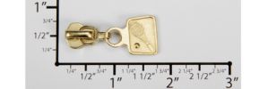 #5 Tennis Racquet Auto-lock Slider with Pull - M51X1 for Metal (Brass)