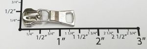 #5 Small Non-lock Slider with Pull - M361 for Metal (Nickel)