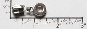 #5 Fat Tire Auto-lock Slider with Pull - M51W9 for Metal (Nickel)