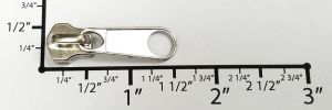 #5 Long Non-lock Slider with Pull - M56 for Metal (Nickel)