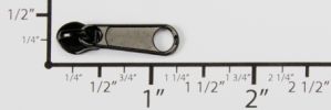 #3 Long Non-lock Slider with Pull - M56 for Coil (Black)