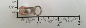 #5 Oval Auto-Lock Slider Pull  M5101 - for Coil (Nickel)