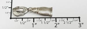 #5 Tassel Auto-lock Slider with Pull - P109 for Coil (Nickel)