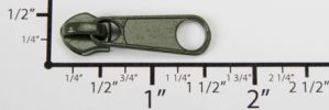 #5 Long Non-lock Slider with Pull - M56 for Coil (Black Olive)