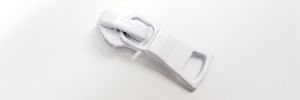 #5 Small Auto-lock Slider with Pull - M361 for Coil (White)