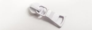 #5 Small Non-lock Slider with Pull - M361 for Coil (White)