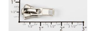 #10 Standard Auto-lock Slider with Pull - M51 for Plastic (Nickel)