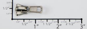 #5 Standard Auto-lock Slider with Pull - M51 for Plastic (Antique Nickel)