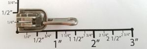 #5 Reversible Oval Auto-lock Slider with Pull - M518 for Plastic (Nickel)