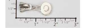 #5 Hat Auto-lock Slider with Pull - M51V1 for Plastic (Nickel)