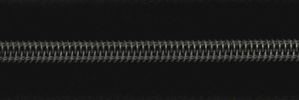#5 Black Brass Metallic Coil Zipper Chain