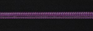 #5 Pink Metallic Coil Zipper Chain