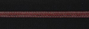 #5 Red Metallic Coil Zipper Chain