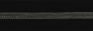 #5 Semi Gunmetal Metallic Coil Zipper Chain