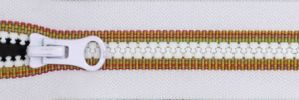 #5 Sunshine Ombre Stripe Plastic Zipper