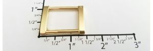 3/4" Euro-inspired Duo Bar Slide~GY4057 (Shiny Gold)
