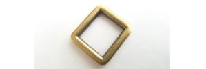 3/4" x 7/8" Euro-inspired Semi-square Ring ~ Round Edge GY4139