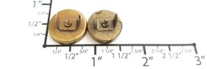 18mm Euro-inspired Covered Magnetic Snap~GYCOVERED (Brushed Antique Brass)