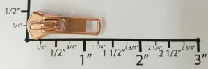 #5 Standard Auto-lock Slider with Pull - M51 for Euro Metal (RoseGold)