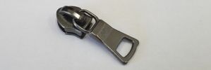 #5 Small  Non-lock Slider with Pull - M361 for Coil (Antique Nickel)
