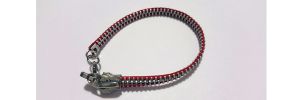#5 Aluminum Zipper Bracelets with CA Clip Hook Slider