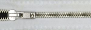  #8 Heavy Classic Nickel Zipper (TA501)
