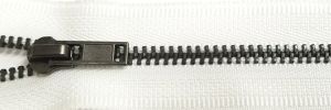  #10 X-Heavy Classic Dark Antique Nickel Zipper (TA501)