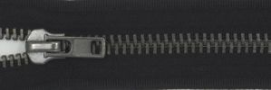  #10 X-Heavy Classic Dark Antique Nickel Zipper (TA580)