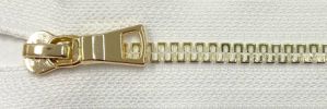  #5  Mirror C Plastic White Zipper
