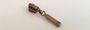 #3 Mini Solid Rectangle Auto-lock Slider with Pull - M51G1 for Metal