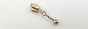 #3 Ball 'n Diagonal Lines Auto-lock Slider with Pull - M31ES for Metal