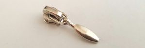 #3 Medium Teardrop Auto-lock Slider with Pull - M31L for Metal