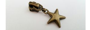 #5 Star Auto-lock Slider with Pull - M5108 for Metal 