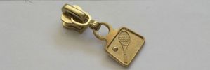 #5 Tennis Racquet Auto-lock Slider with Pull -M51X1 for Metal