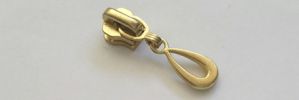 #5 Open Teardrop Auto-lock Slider with Pull - M750 for Metal