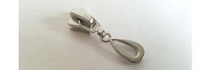 #5 Open Teardrop Auto-lock Slider with Pull - M750 for Plastic