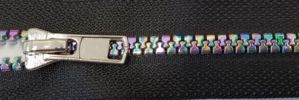  #5  Rainbow Mirror Plastic Zipper