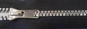  #5 Silver Mirror Plastic Zipper