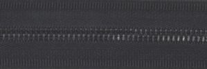 #5 Euro-inspired Moyenne High-polished Oxidized Black Zipper Chain